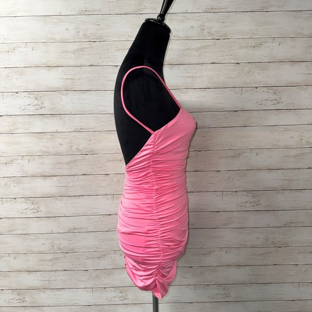 Revamped Ruched Mini Dress - Picture 2 of 4
